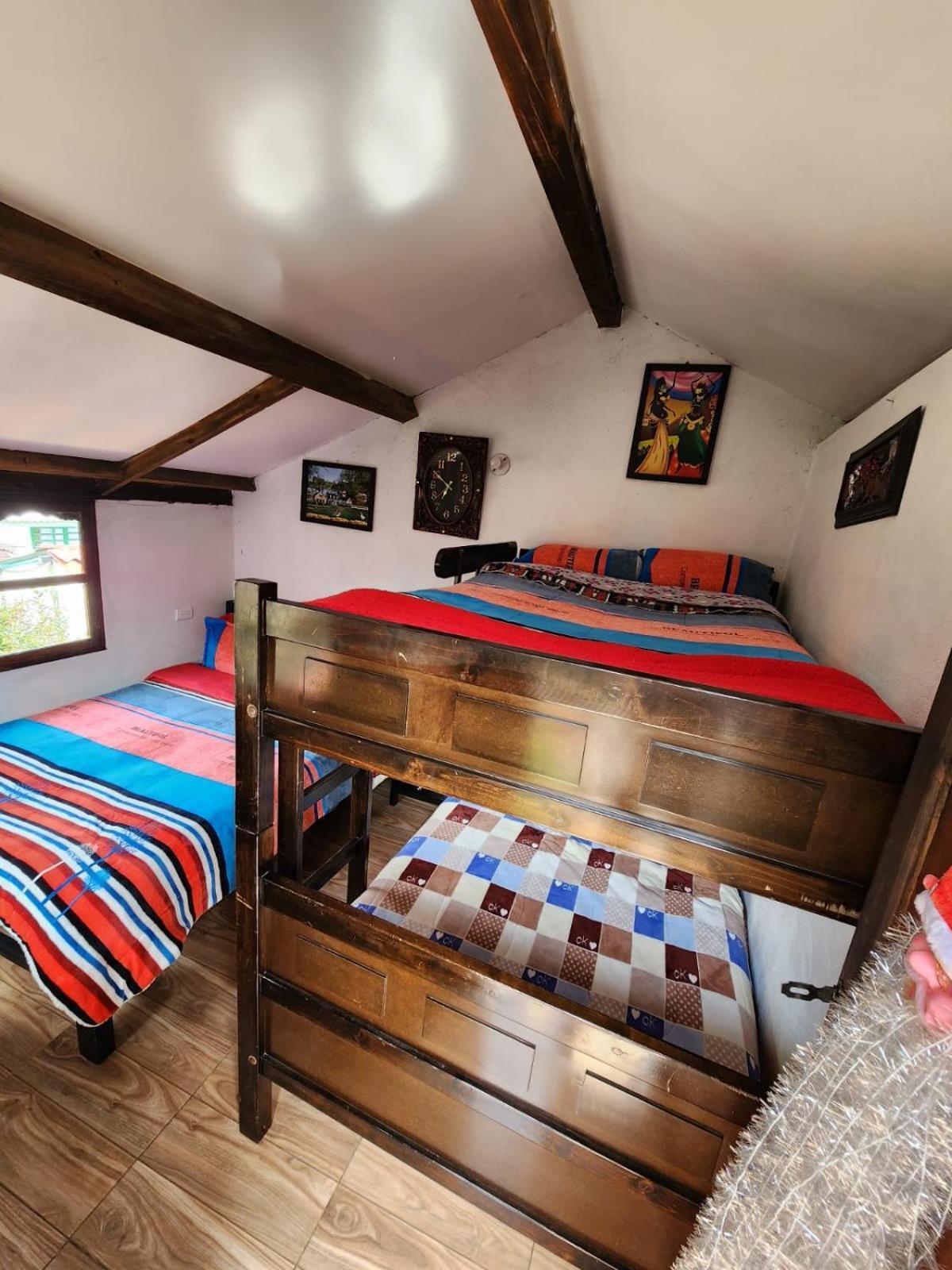 Hospedaje Las Cabanas Monguí Esterno foto