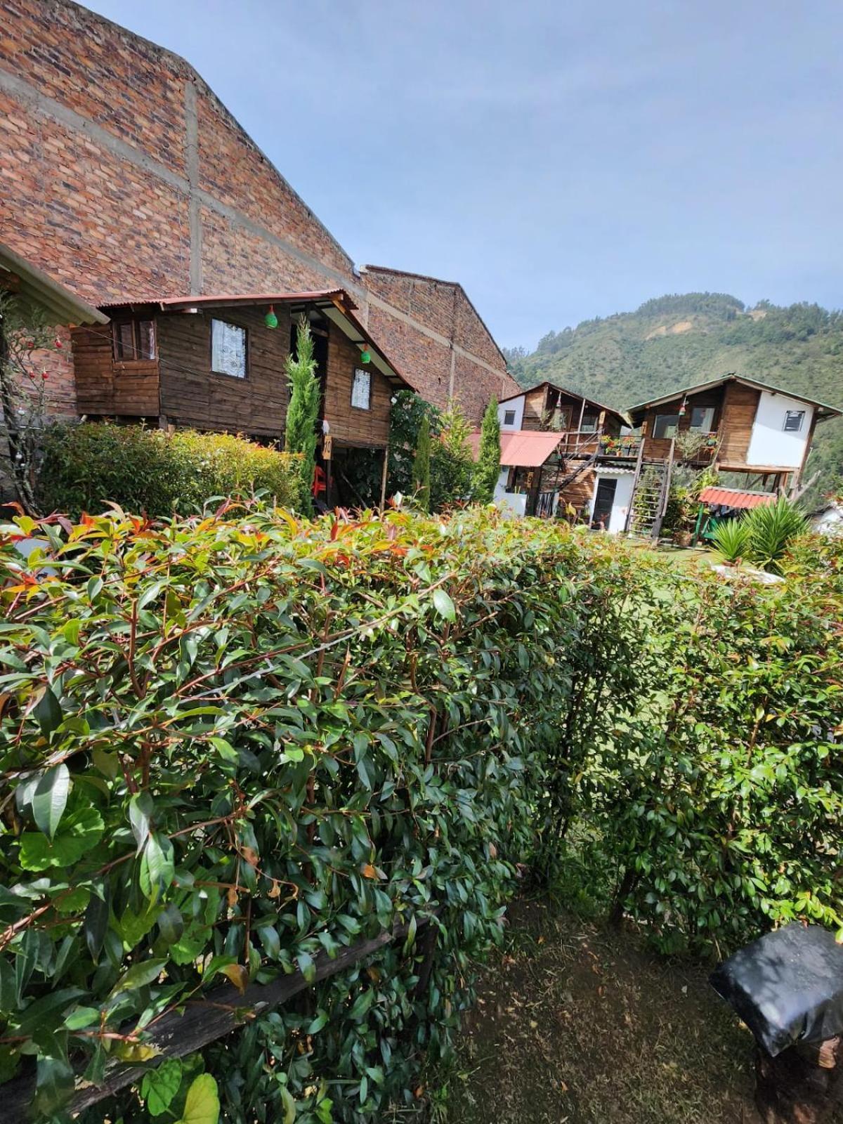 Hospedaje Las Cabanas Monguí Esterno foto