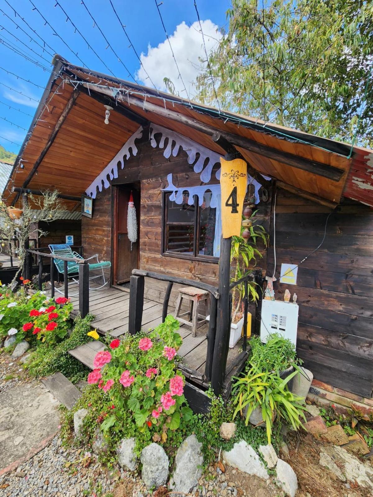 Hospedaje Las Cabanas Monguí Esterno foto