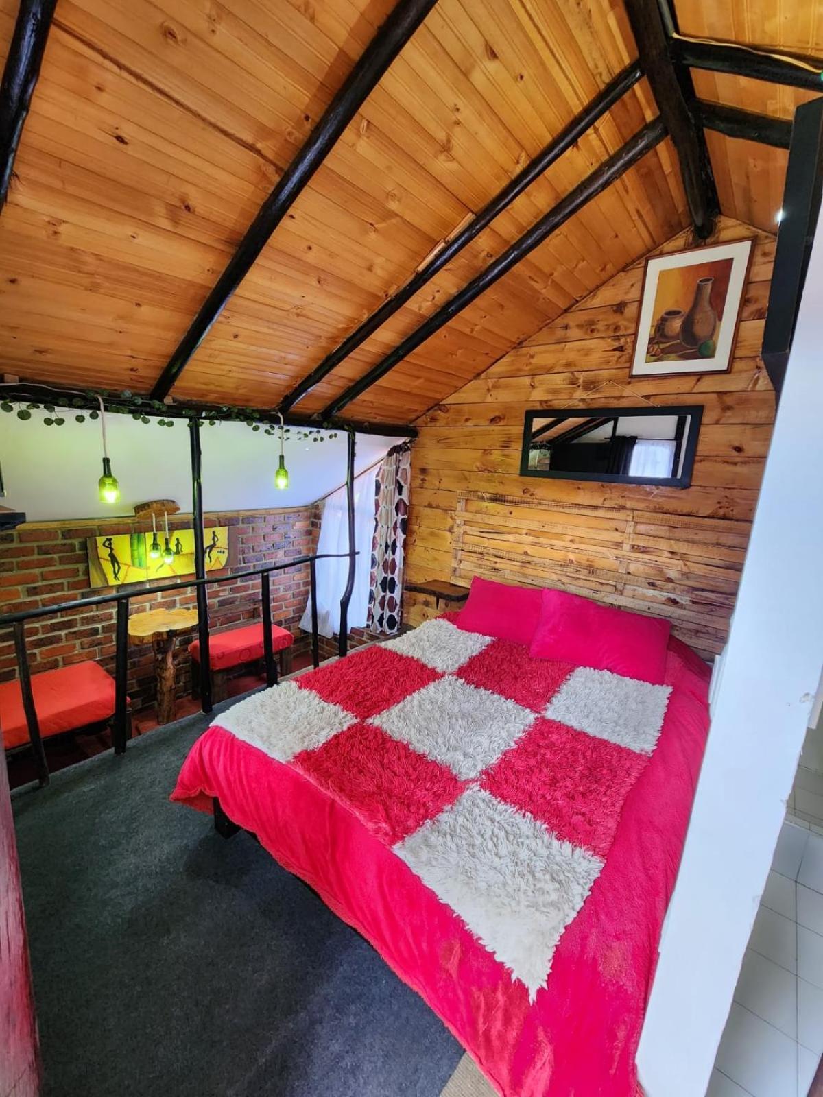 Hospedaje Las Cabanas Monguí Esterno foto