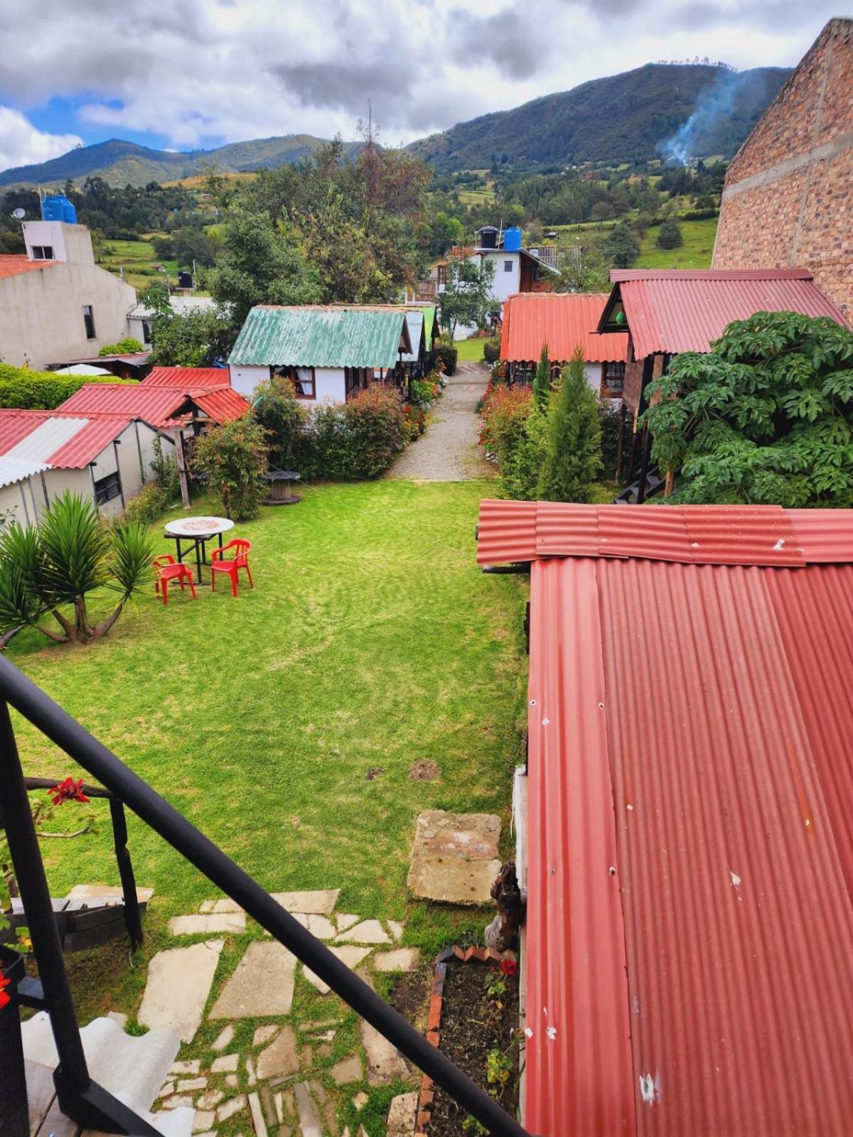 Hospedaje Las Cabanas Monguí Esterno foto
