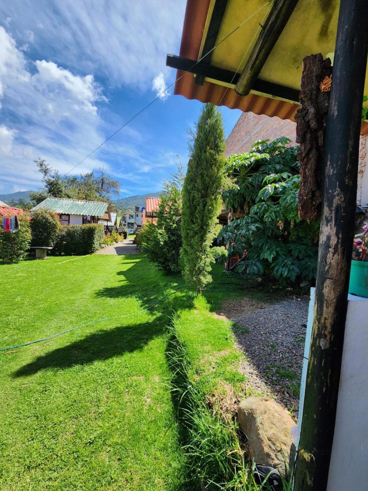 Hospedaje Las Cabanas Monguí Esterno foto
